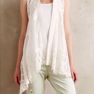 Anthropologie - Meadow Rue Lace Vest